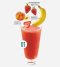  01. Banana, strawberry, peach*.