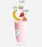 12. Milkshake with banana, ice cream and strawberry*