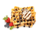 Belgische Waffel mit Eis und Merenda*